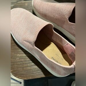 Sonoma Women's Pink Slip-On Sneakers